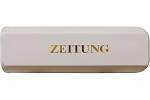 METROX Zeitungsbox aus hochwertigem Kunststoff mit Befestigungslaschen (Beige)