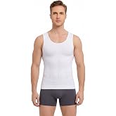 Erkek Dikişsiz Sıkılaştırıcı Korse Atlet 4800 - Bel G&ouml;bek G&ouml;ğ&uuml;s İncelten Slim Fit Esnek İ&ccedil; Giyim 4800