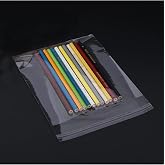 Shiny Gelatin Bag with Transparent Tape (20x30 cm) (100 pieces) - Transparent Gift Bag