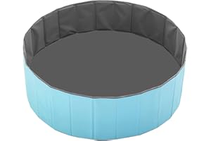 Dhouse Kids Ball Pit, 120CM Baby Round Ball Pit Family Foldable Ocean Ball Pool for Toddler Boys Girls Outdoor Indoor Children's Playpen (Blue)