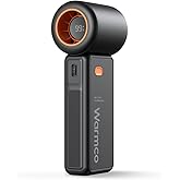Warmco 5000mAh Taşınabilir El Fan, Hız (1-100) Ayarlanabilir G&uuml;&ccedil;l&uuml; Mini Turbo Fan, USB Şarj Edilebilir Kişisel K&uuml;&ccedil;&uuml;k Cep Fanı