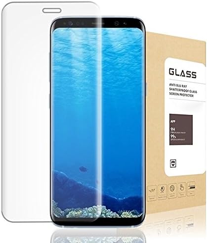 Samsung Galaxy S8 Plus Screen Protector Full Screen Coverage, Zolion Curved Full Temper Glass Film 9H Hardness 2.5D Tempered Glass Ultra-Clarity Highly Responsive Bubble-Free Scratch-Proof for Samsung Galaxy S8 Plus