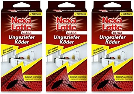 Oleanderhof Savings set: 3 x SCOTTS Nexa Lotte® Ultra Vermin bait, 2 pieces + for free Oleanderhof Info flyer