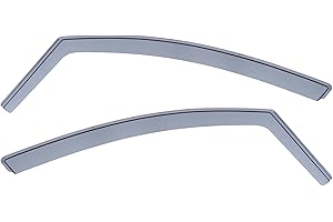 Modifycar - Deflectores Compatibles con Renault Clio IV 2013-2018 - Vidrio Acrílico Duradero - Derivabrisas Delanteros Ahumados para Ventanillas - Instalación Interior - 2 Unidades