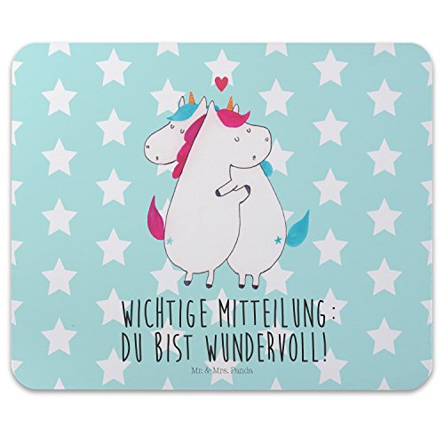 Mr. & Mrs. Panda Mauspad Druck Einhorn Mitteilung - 100% handmade in Norddeutschland - Einhorn, Einhörner, Valentinstag, Valentine, Liebe, Geschenk, Partner, Ehe, lustig, witzig, Spruch Mouse Pad, Mousepad, Computer, PC, Männer, Mauspad, Maus, Geschenk, Druck, Schenken, Motiv, Arbeitszimmer, Arbeit, Büro Einhorn, Einhörner, Valentinstag, Valentine, Liebe, Geschenk, Partner, Ehe, lustig, witzig, Spruch