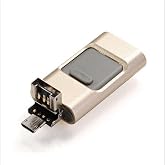 Xspring Flash S&uuml;r&uuml;c&uuml;, USB Bellek S&uuml;r&uuml;c&uuml; 128GB, Harici Genişletilebilir USB Memory Stick, Cep Telefonu ve Bilgisayarlarla Uyum