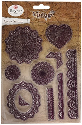 RAYHER - 58174000 - Clear Stamps - Vintage Spizenornamente, ca. 2-12,5cm, SB-Btl