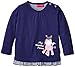 SALT AND PEPPER Baby Girls B Longsleeve my Pony uni Plain Crew Neck Long Sleeve Long Sleeve Top, Blue (navy Blue 450), 6-9 Months (Manufacturer size: 74)