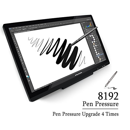 Huion GT-220 V2 Black Graphics Drawing Monitor with 8192 Pen Pressure 21.5 Inch HD(1920x1080) IPS Pen Display for Windows and Mac