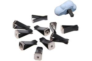 Fopytu Clip di Sfiato per Aria D'auto, 10 Pezzi Accessori per Venditori Ad Aria Clip per Interni 'Auto, Decorazioni per Casa 'Ufficio