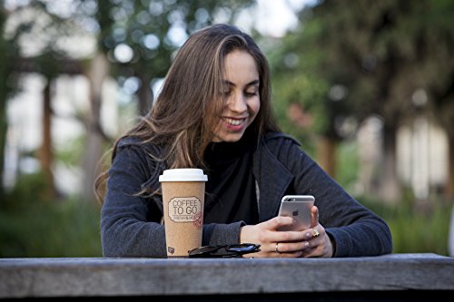 2er Set wiederverschließbarer Kork- und Kaffee- Becher to go; ideal für Unterwegs und Arbeiten. 500 ml, Antibakteriell, Rutschsicher, Kaffe und Teebecher. - 6