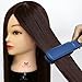 Neverland Beauty 26" Long Smooth 100% Synthetic Medium Brown Hair Hairdressing Equipment Styling Head Doll Mannequin Training Head Tools Braiding Cutting Student Practice Model with Clamp #33 UK Stock