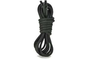 Smart Laces Coloured 70cm/27 Thin Round 2-3mm Waxed Cotton Shoe Laces, Ideal Mens Work Office Dress Shoes, Brogues, Leather Oxford, Replacement Shoe Laces