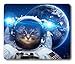 Produktbild YISUMEI 40x60 cm Gaming Mauspad Office Computer Mouse Pad MondAstronaut Cat Nebula Galaxy Weltraum