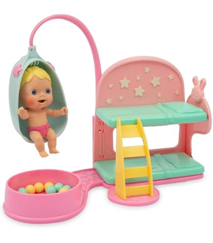 Cicciobello Amicci CASA Trolley, un juego que se convierte en un trolley con diferentes entornos de juego y muchos accesorios, a partir de 3 años, valiosos juegos, multicolor, Amc12000