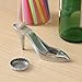 Produktbild True von True Stoffe Blush Stylisch, einzigartig Glas Bier oder Flaschenöffner High Heel Form in poliertem Silber für Bar