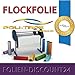 Produktbild (EUR 25,80 / Quadratmeter) FLOCKFOLIE PURPLE 514 BÜGELFOLIE TOP ! Preistip Flex Flock 1 M x 50 cm