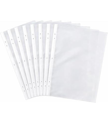 1ABOVE 90 micron 100 pak extra sterke A4 plastic portefeuilles