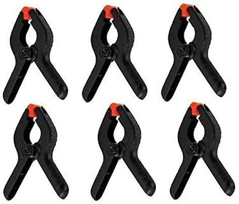 photool - 6 Heavy Duty Spring Clamps 3 inch / 75 mm Studio Background Photo Muslin Backdrop Difuser DIY New