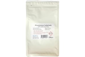 TRUSTLEAF 250g bag ALUMINIUM SULPHATE 17% Iron Free Alum Al2(SO4)3