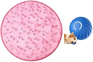 FENYTAY Gertar Interactive Hunting Cat Toy, Gertar Cat Toy, Gertar Cat Mat with Ball, Hunting Cat Toy Ball, Gertar Cat Tunnel Toy, 2 In 1 Simulated Interactive Hunting Toy, Cat Toy Ball Under A Mat Indoor