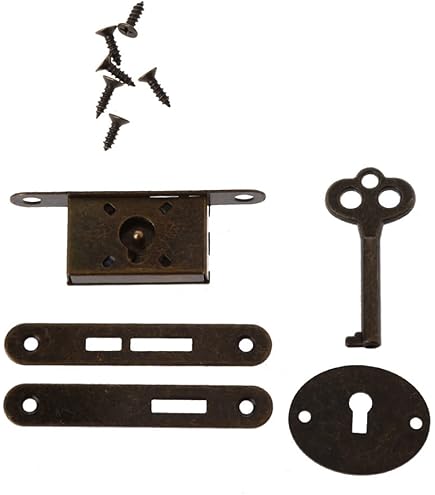 Serratura Per Porta In Legno - Chiavistello Per Porta In Ottone Anticato Fibbia Scorrevole Chiavistelli Per Finestre Vintage Bronzo 71719126