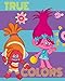Produktbild Dreamworks Trolls Polar Fleece Decke Kuscheldecke 120x150cm (1)