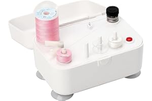 ZERODIS Bobinadora Eléctrica, Bobinadora Portátil Simple para Máquinas de Coser, Bobinadora Automática Industrial Eléctrica para el Hogar, Herramienta de Bobinado de Costura