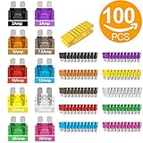 fusibles coche leroy merlin Tensión nominal: 32V. 100PCS Surtido de coche auto estándar cuchilla de fusibles 2A 3A 5A 7.5A 10A 15A 20A 25A 30A 35A