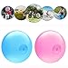 Produktbild Aufblasbare TPR Bubble Ball Luftballons Erstaunlich Reißfeste Stretch Firm Ball 50 cm / 25 zoll Für Spielen Im Freien Spielzeug Kinder Kinder Geburtstag Lustige Geschenk Packung von 2 (Blau & Rosa)