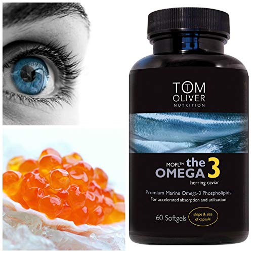 Tom Oliver Nutrition | Herring Caviar Oil 60 capsules | 1 x 60 capsule (ES)
