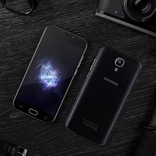 Móviles y Smartphones Libres, DOOGEE X9 Pro Android 6.0 Teléfono Móvil (5.5 Pulgadas HD Pantalla, 2G RAM, 16GB ROM, 8MP Cámara, Huella Dactilar, Batería de 3000mAh) - Negro