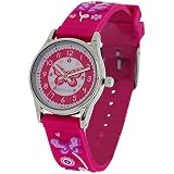 Reflex Zeitlern Mädchenuhr rosa 3D Schmetterling Silikonarmband REFK00011