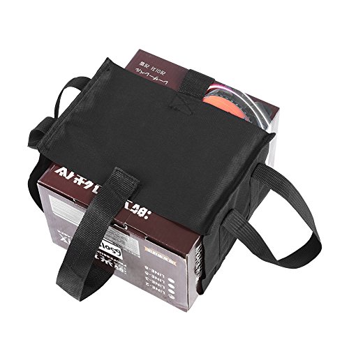 Preisvergleich Produktbild Neuester Multifunktionskünstler Malerei Tragender Taschen Beutel Oxford Tragbarer Faltender Handtaschen Kasten Kunst / Handwerks-Versorgungsmaterial-Behälter für Farbkasten, schwarz