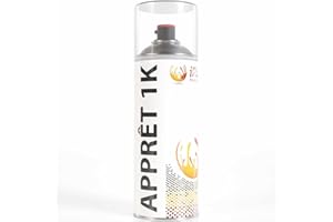 ipixline Apprêt Garnissant 1k Carrosserie Voiture - Bombe Aérosol Apprêt Garnissant Monocomposant 1k 400 ml - Sous Couche Primaire Auto Moto
