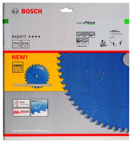 Bosch 2608642498 Kreissägeblatt Expert for Wood 250 x 30 x 2.4/1.8 mm Z60T - 2