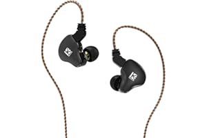 Yinyoo KBEAR KS2 Ecouteurs Intra-auriculaire HiFi IEM Gaming 1BA 1DD écouteur Filaire pour Sport Casque à Fil Antibruit Oreillette avec Câble Amovible Prise Jack 3,5mm