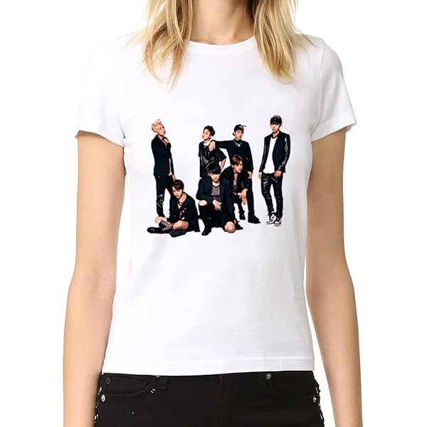 Buy SKYTRENDS BTS Tshirt K-pop Band Printed Regular Round