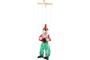 SUPVOX Marionette Puppet Toys String Puppet for Boys and Girls Creative Marionettes Wooden People Figures Play