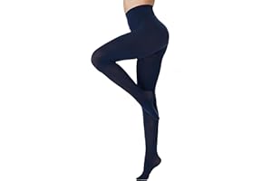 DUCMODA Collant Femme Taille Haute 80 denier Doux Semi Opaque Extensible plus de 20 couleurs