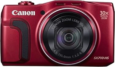 Canon PowerShot SX710 HS Appareil photo num&eacute;rique compact 20,3 Mpix &Eacute;cran LCD 3" Zoom optique 30X Rouge