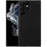 Spia uyumlu Samsung Galaxy S22 Ultra Kılıf Siyah Lansman Kapak Orijinal Esnek Dayanıklı Darbe Karşıtı Koruyucu Yeni Nesil Tas