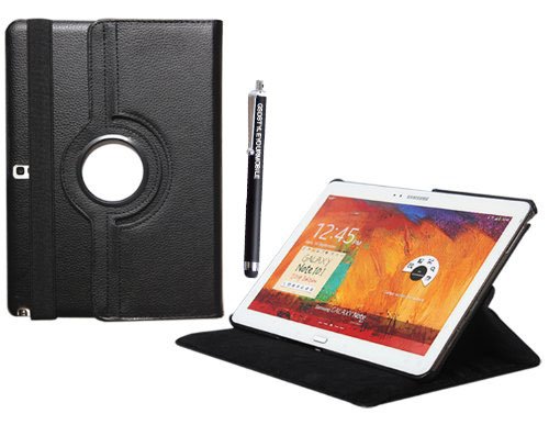 FOR SAMSUNG GALAXY TAB 4 7.0'' Inch SM-T230 BLACK FLIP PU Leder 360° Desgree Tasche Case Etui SCHALE mit Standfunktion + Stylus