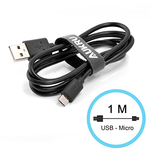 Aukru 2in1 USB Netzadapter Ladegerät 5V/2000mA mit Micro USB Kabel für Raspberry Pi, Samsung Galaxy S6/S5/S4/S3, Galaxy Tab 3, Note 4/3/2, Google Nexus 7,MP4, HTC One M8,Nokia 520, Motorola, LG und weitere (Schwarz) - 7