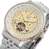 Rosepoem Herren Deluxe - Mechanische DREI-Augen-Uhr