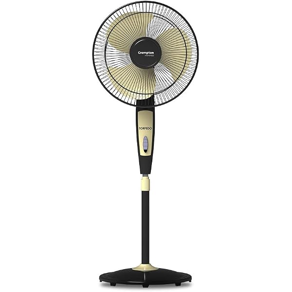 Buy Crompton HighSpeed Torpedo 400-MM Pedestal Fan (Black Yellow) Online at  Low Prices in India - Amazon.in