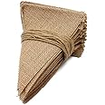 Guirlande Fanion En Toile De Jute - 3,5m, 45 Pièces - Décoration Vintage Pour Mariage, Anniversaire, Baptême