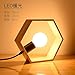 Produktbild DHG Tischlampe-Einfache Moderne Kunst warmes Licht Holztisch Schlafzimmer Nachttischlampe Dekoration Lampe,EIN 5W warmes Licht