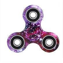YSBER Fidget mano Spinner camuflaje juguete Ultra resistente Alta Velocidad exquisita mano Spinner(Morado)