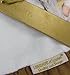 LUNDMYR OF SWEDEN "Royal Wedding - Organic Cotton" baby girls one-piece body suit metallic (white/gold)